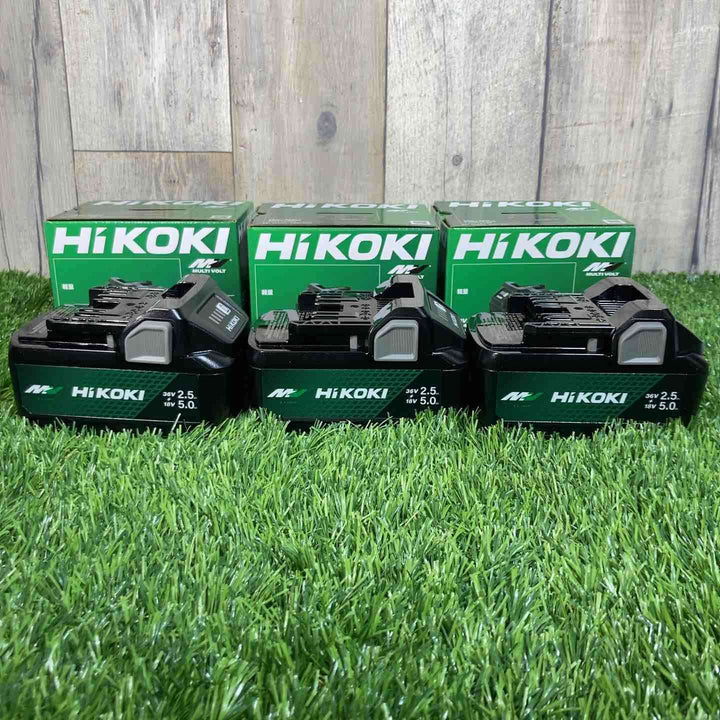 ▼ハイコーキ(HIKOKI ※旧:日立工機) リチウムイオンバッテリー 36V/2.5Ah BSL36A18X 3個セット【戸田店】