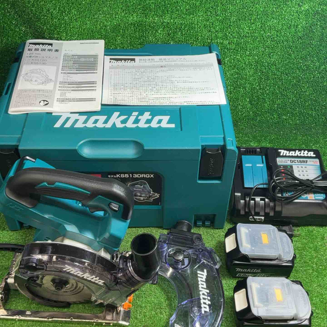 【中古品】マキタ(makita) コードレス防じん丸のこ KS513DRGX【藤沢店】
