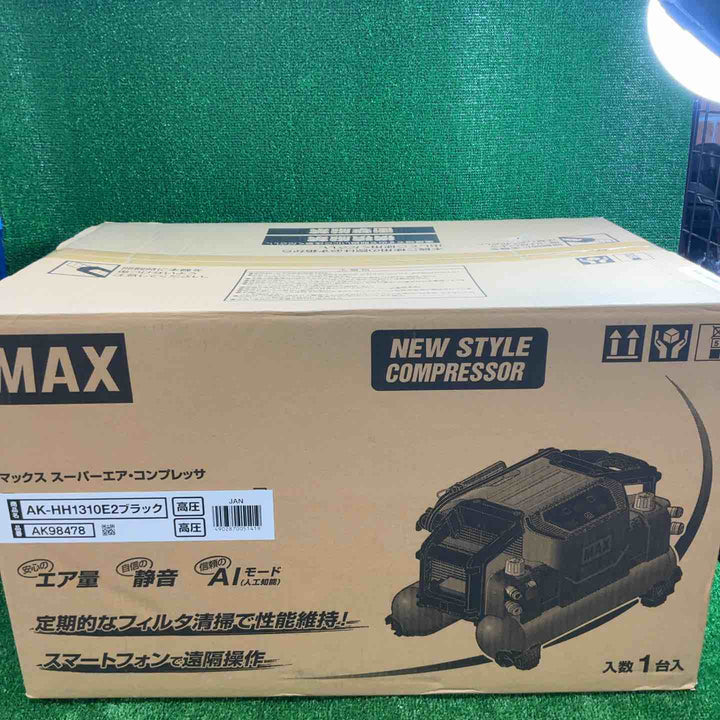 【未使用】 マックス(MAX) 高圧専用エアコンプレッサー AK-HH1310E2_ブラック 【藤沢店】