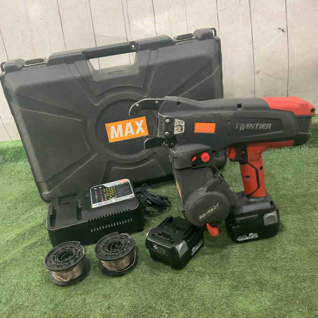 ★マックス(MAX) 鉄筋結束機 ツインタイア RB-440T-B2C/1415A 14.4V 動作確認済【川口店】
