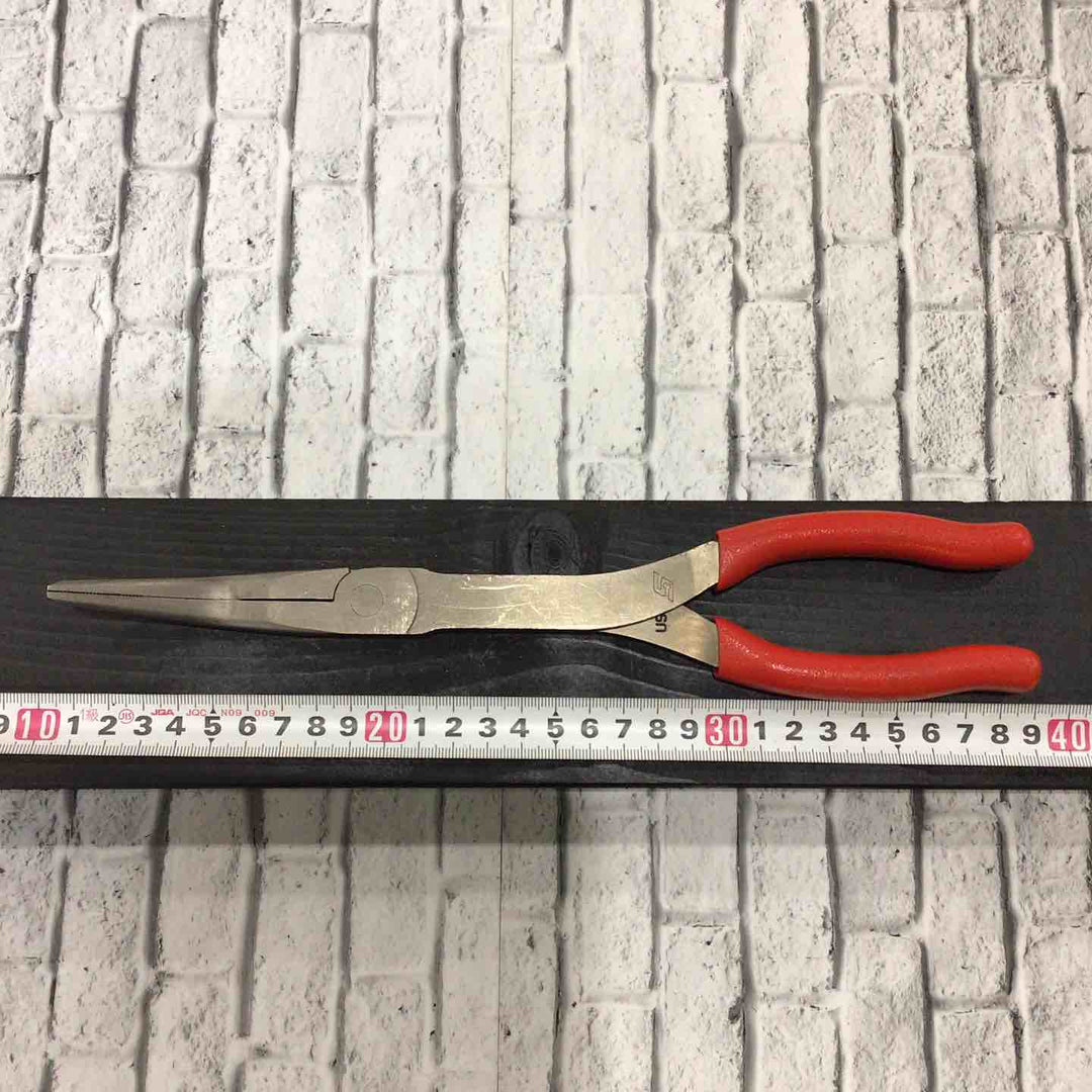 スナップオン(Snap-on) ロングリーチ35°ベントニードルノーズプライヤー 411CF 【川口店】