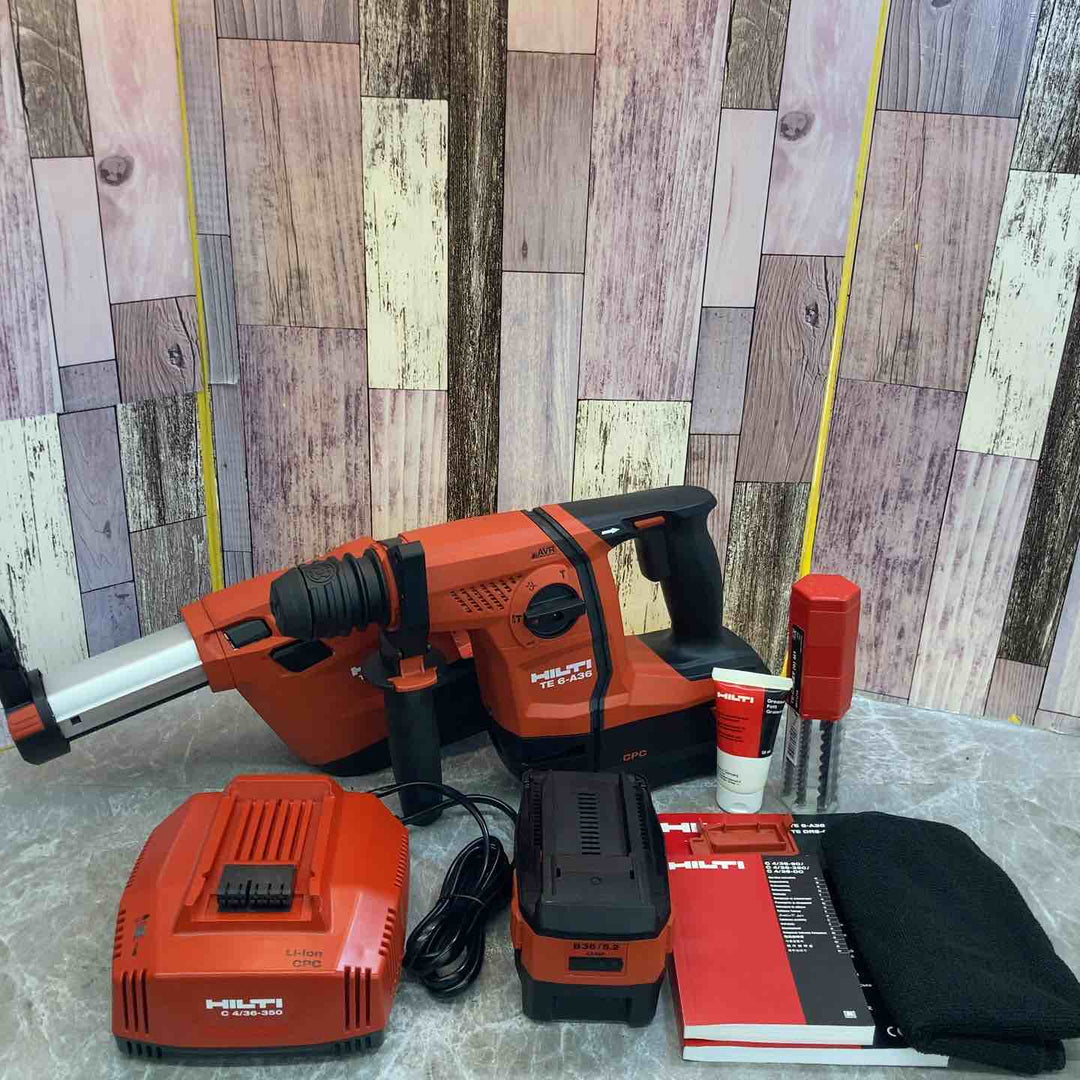 【未使用品】◇ヒルティ HILTI  コードレス集じんハンマドリル TE6-A36 DRS【八潮店】