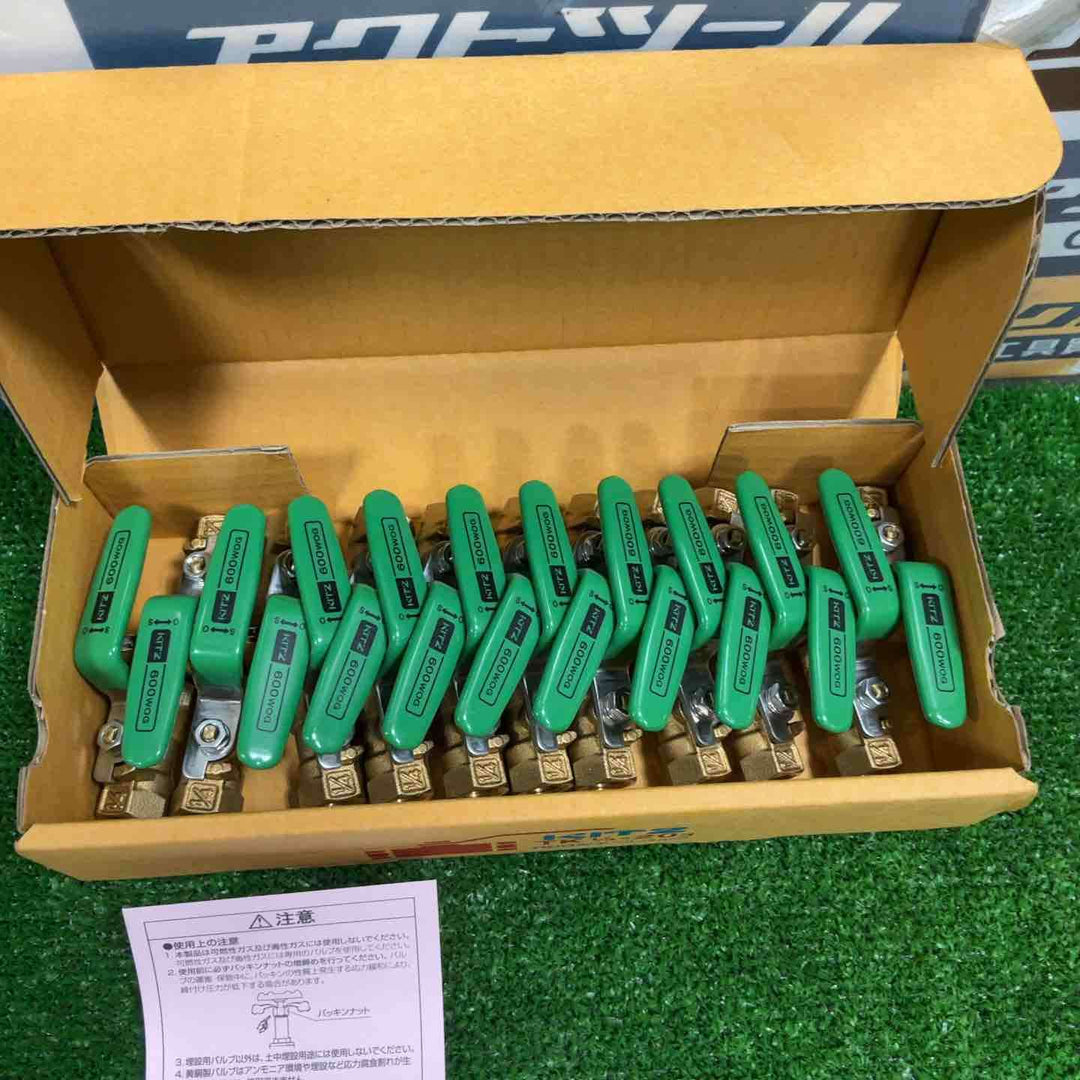 KITZ 600型 ボールバルブ TK1/4 20個入り【草加店】