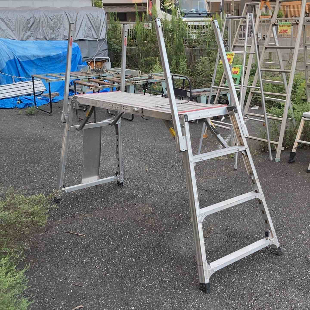 【店頭受取り限定】ナカオ CDE-14 飛龍 可搬式作業台 脚伸縮・天板伸縮タイプ【岩槻店】