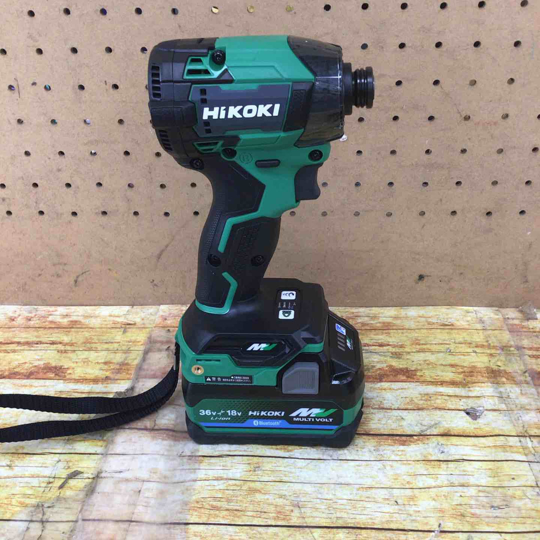 ★ハイコーキ(HIKOKI ※旧:日立工機) コードレスインパクトドライバ アグレッシブグリーン WH36DD(2XHLSZ)【川崎店】