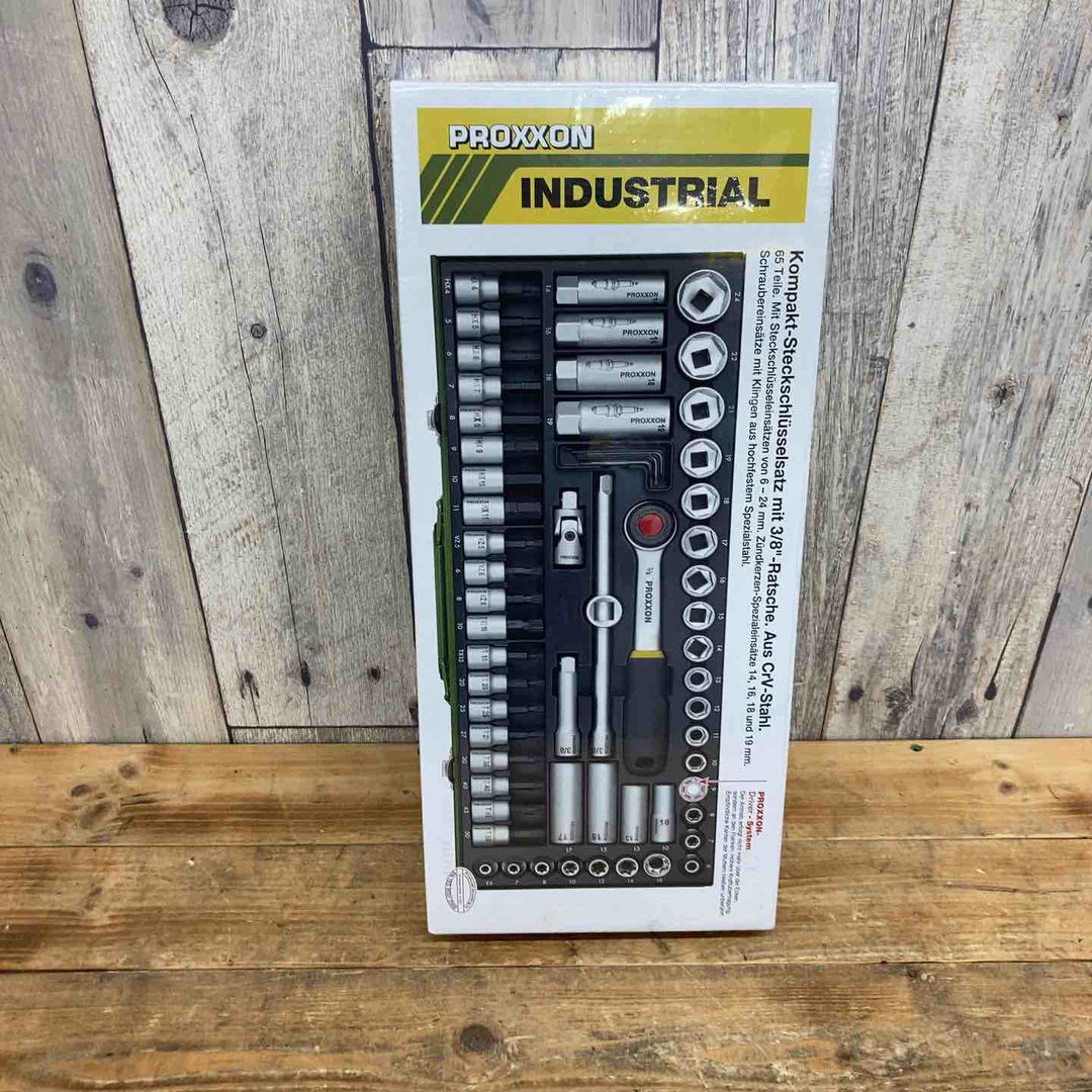 【未使用品(店頭展示品)】◇PROXXON(プロクソン) オートメカニックセット No.82114 差込角:9.5mm 65点 1セット【東大和店】