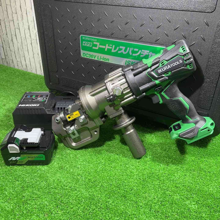 ★育良精機(IKURA) コードレスパンチャー ISK-MP15LF【草加店】