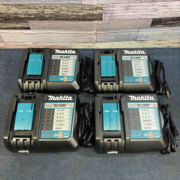 【未使用品】4個セット マキタ makita 急速充電器 DC18RF【八潮店】