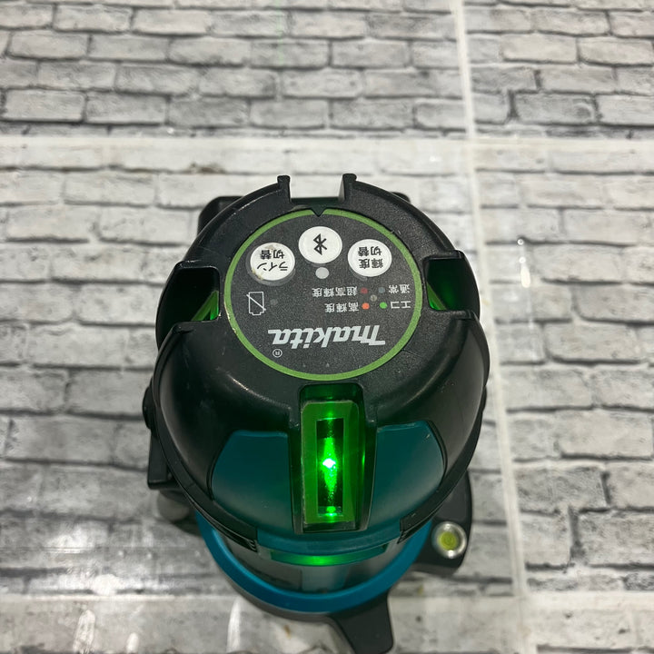 〇マキタ(Makita) 充電式屋内外兼用追尾グリーンレーザー墨出し器 フルライン 10.8V バッテリ・充電器付属！ SK507GD【川口店】