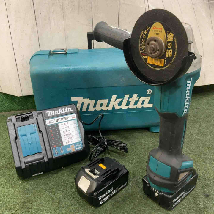 ★マキタ(makita) 100mmコードレスディスクグラインダ GA404DRGXN 18V 動作確認済【川口店】