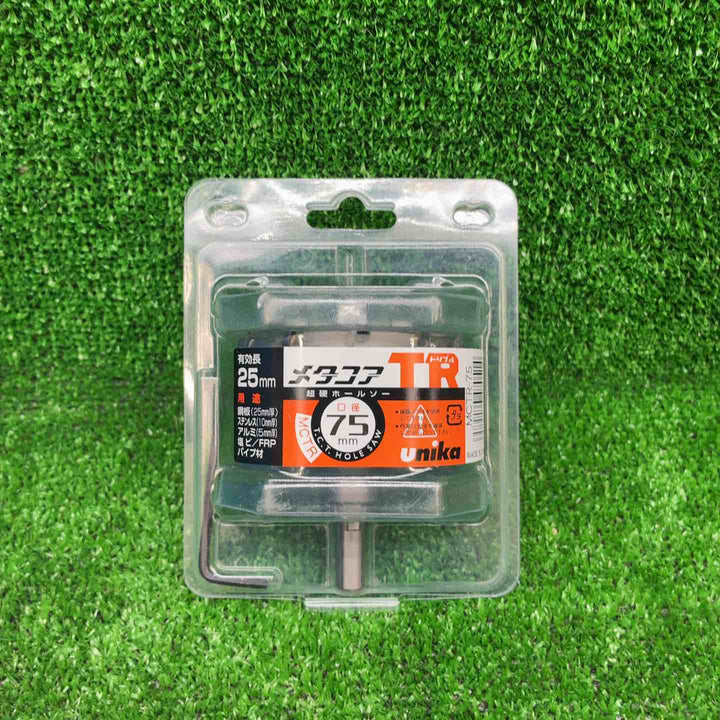 UNIKA ユニカ 超硬ホールソー MCTR-75TN メタコアトリプル(ツバ無し) MCTR-TNタイプ 口径：75mm【藤沢店】