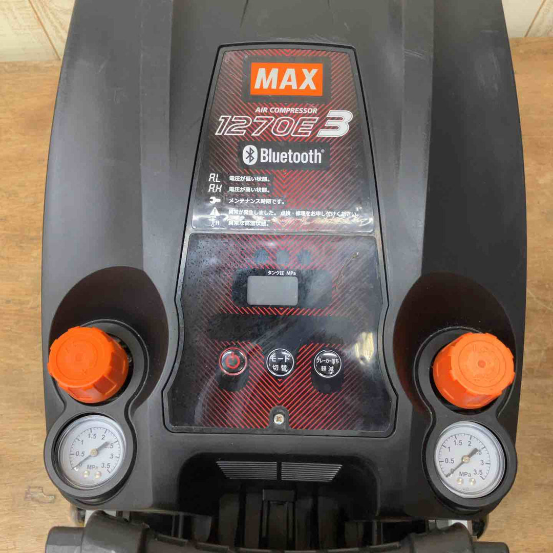 ★マックス(MAX) エアコンプレッサー AK-HH1270E3_ブラック【藤沢店】