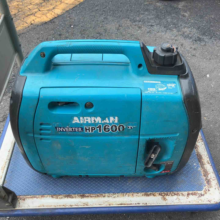【中古品】 北越工業/AIRMAN インバーター発電機・HP1600SV 【桶川店】