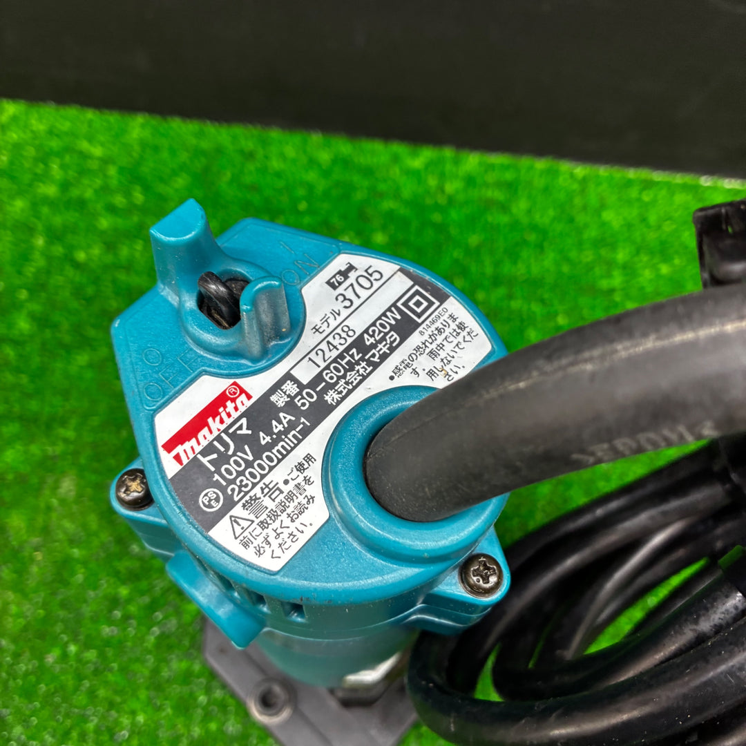 ◇マキタ(makita) トリマ チャック孔径6mm 3705【越谷店】