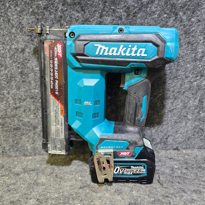 【中古品・40V 2.5Ahバッテリ付き！】マキタ(makita) コードレスフィニッシュネイラ FN001GZ【桶川店】
