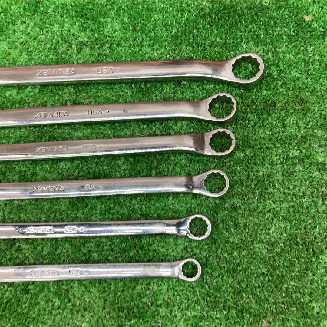 スナップオン(Snap-on)オフセットメガネレンチ XBM1719A/1417A/1315A/1214A/1012A/810A/ 6本セット【川越店】