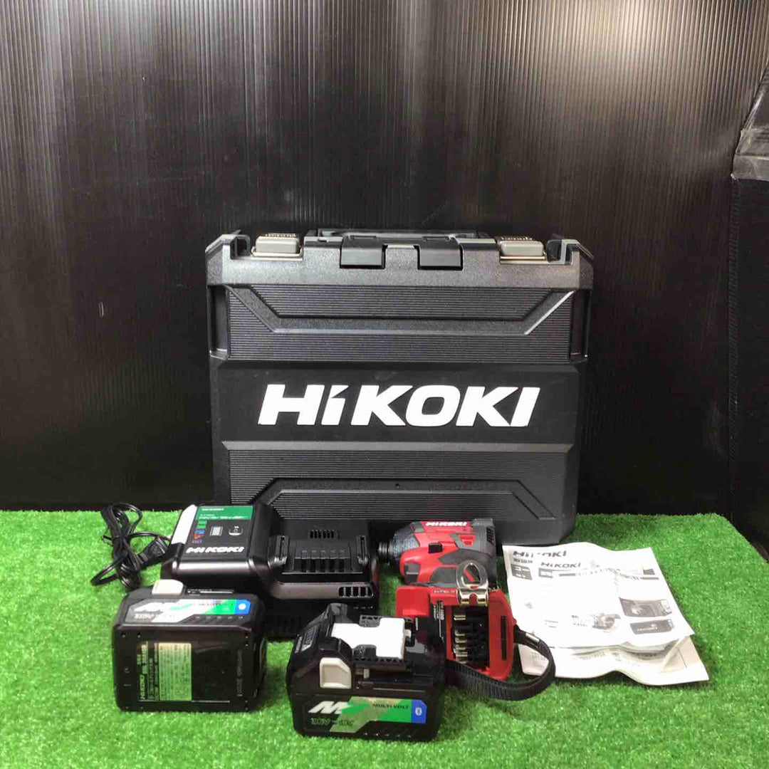 【美品】★ハイコーキ(HIKOKI ※旧:日立工機) コードレスインパクトドライバ スコーピオンレッド WH36DD(2XHRSZ)【岩槻店】