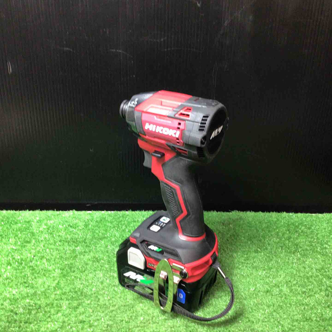 【美品】★ハイコーキ(HIKOKI ※旧:日立工機) コードレスインパクトドライバ スコーピオンレッド WH36DD(2XHRSZ)【岩槻店】