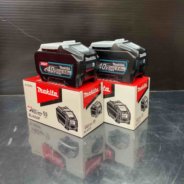 マキタ(makita) リチウムイオンバッテリー 40Vmax/5.0Ah BL4050F 2個セット 純正品 A-72372【川越店】