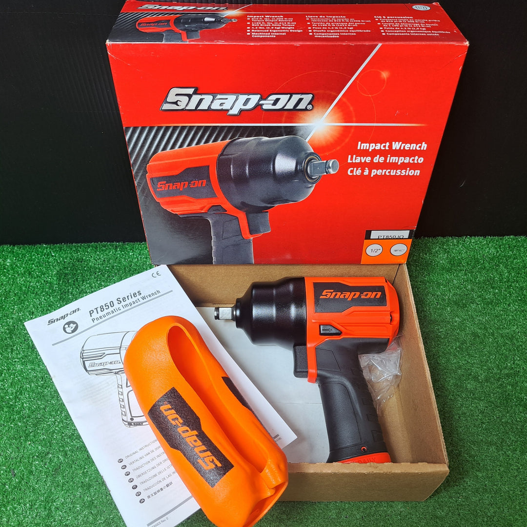 スナップオン/Snap-on 1/2sq エアインパクトレンチ PT850JO オレンジ カバー付き【岩槻店】