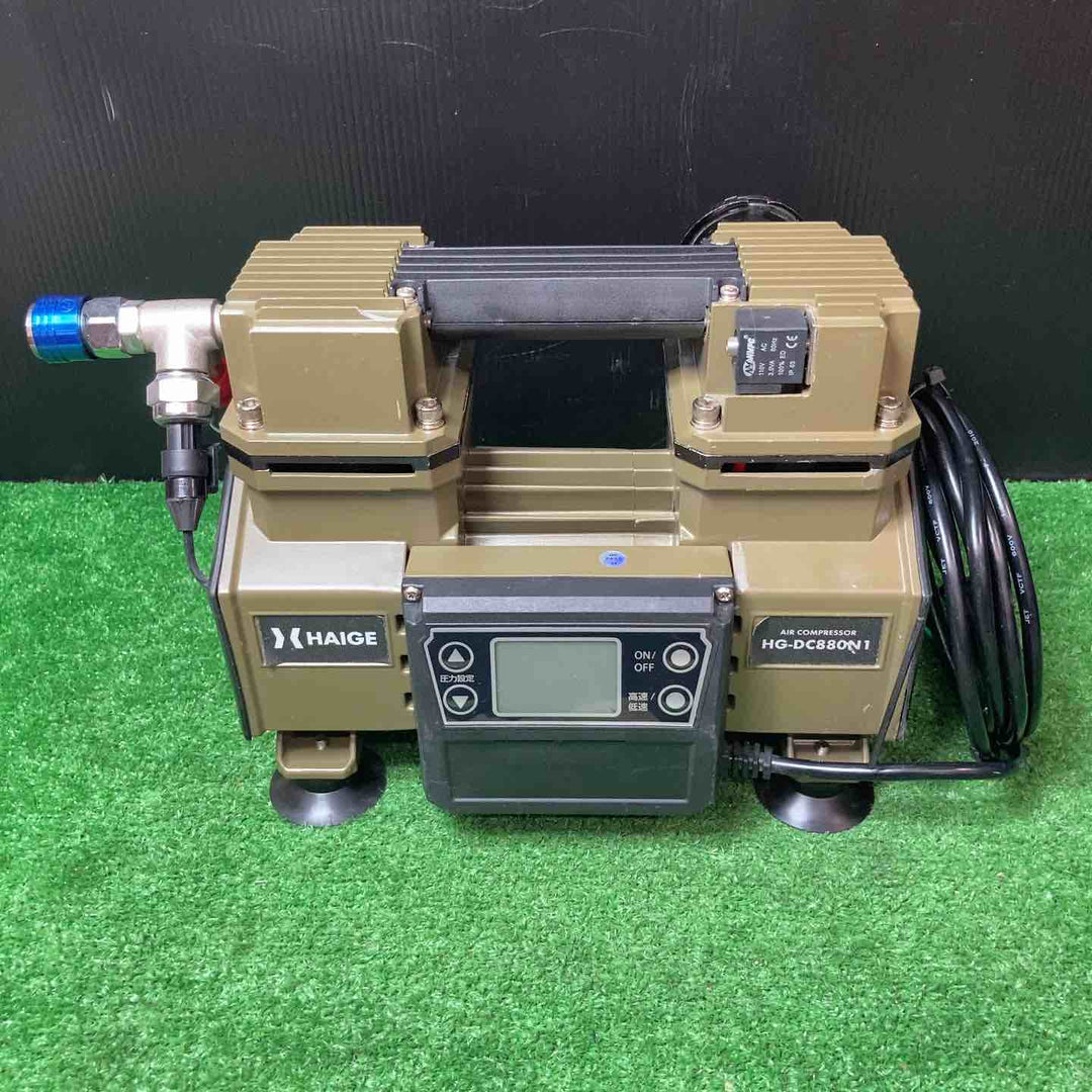 ハイガー(HAIGE) エアーコンプレッサー タンクレス HG-DC880N1【岩槻店】