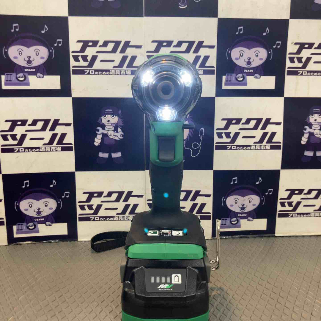 【中古品】HiKOKI(ハイコーキ) 18V 充電式 インパクトドライバ WH18DC  バッテリー1個・充電器・ケース付 WH18DC(XPZ), アグレッシブグリーン【所沢店】