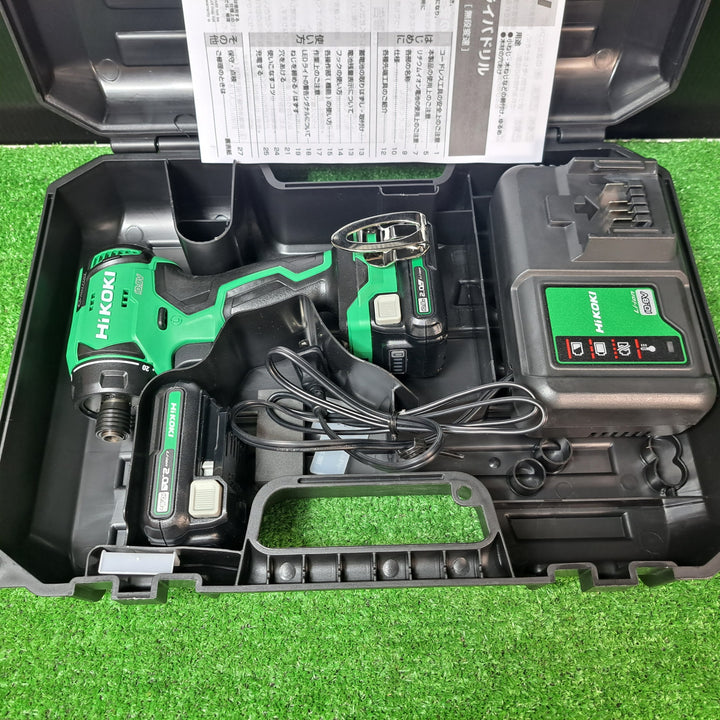 ハイコーキ (HiKOKI) コードレスドライバドリル 10.8V DB12DD2BS【岩槻店】