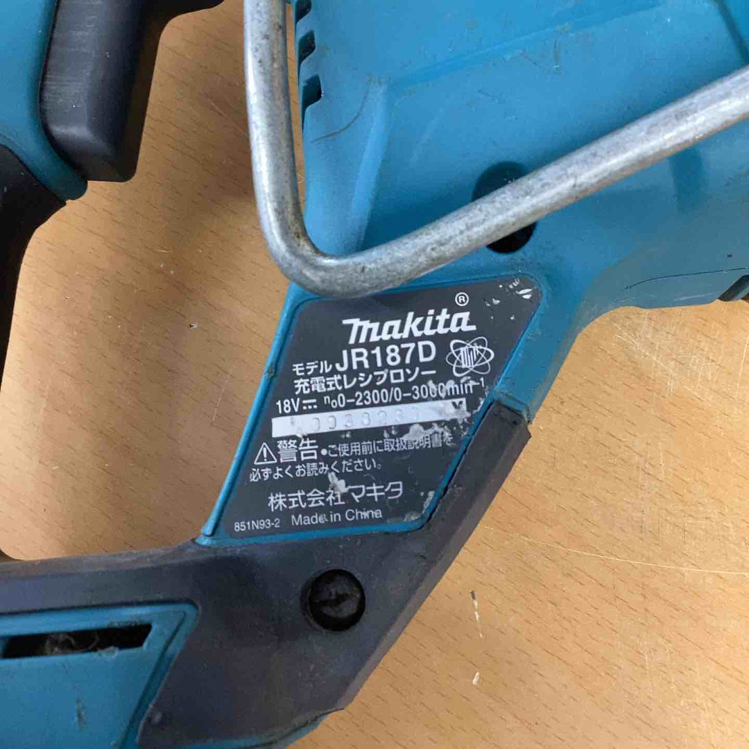 ★マキタ(makita) コードレスレシプロソー JR187DRGX【越谷店】
