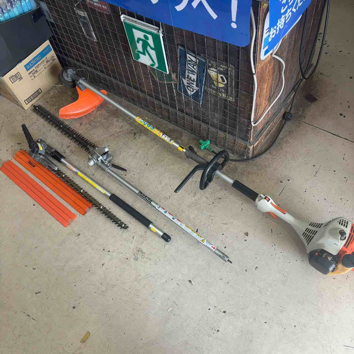 【店頭受取り限定】STIHL カルチベータ 2ストロークエンジン　KM55RC　アタッチメント多数【町田店】