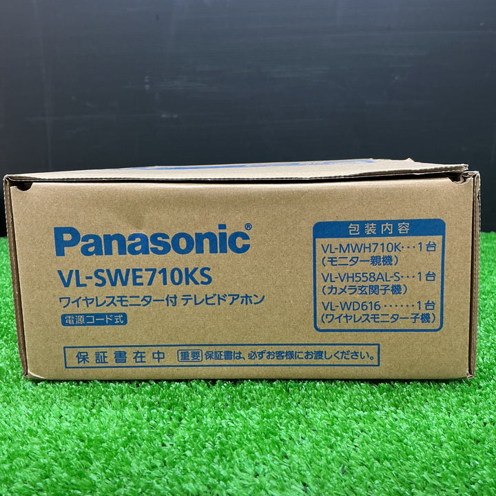 【未使用品】パナソニック テレビドアホン ワイヤレスモニター子機付 VL-SWE710KS【電材館越谷店】