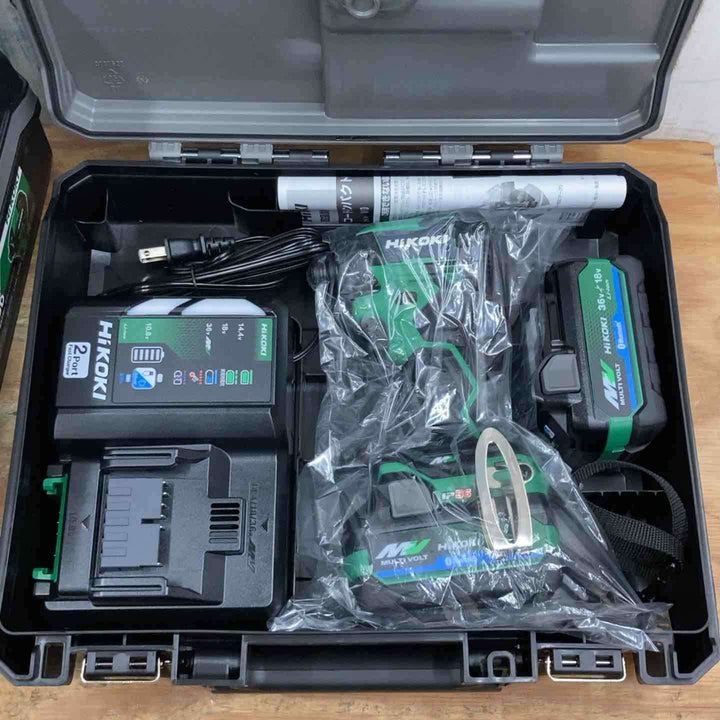 ★ハイコーキ(HIKOKI ※旧:日立工機) コードレスインパクトドライバ アグレッシブグリーン WH36DD(2XHLSZ) 3台セット【柏店】