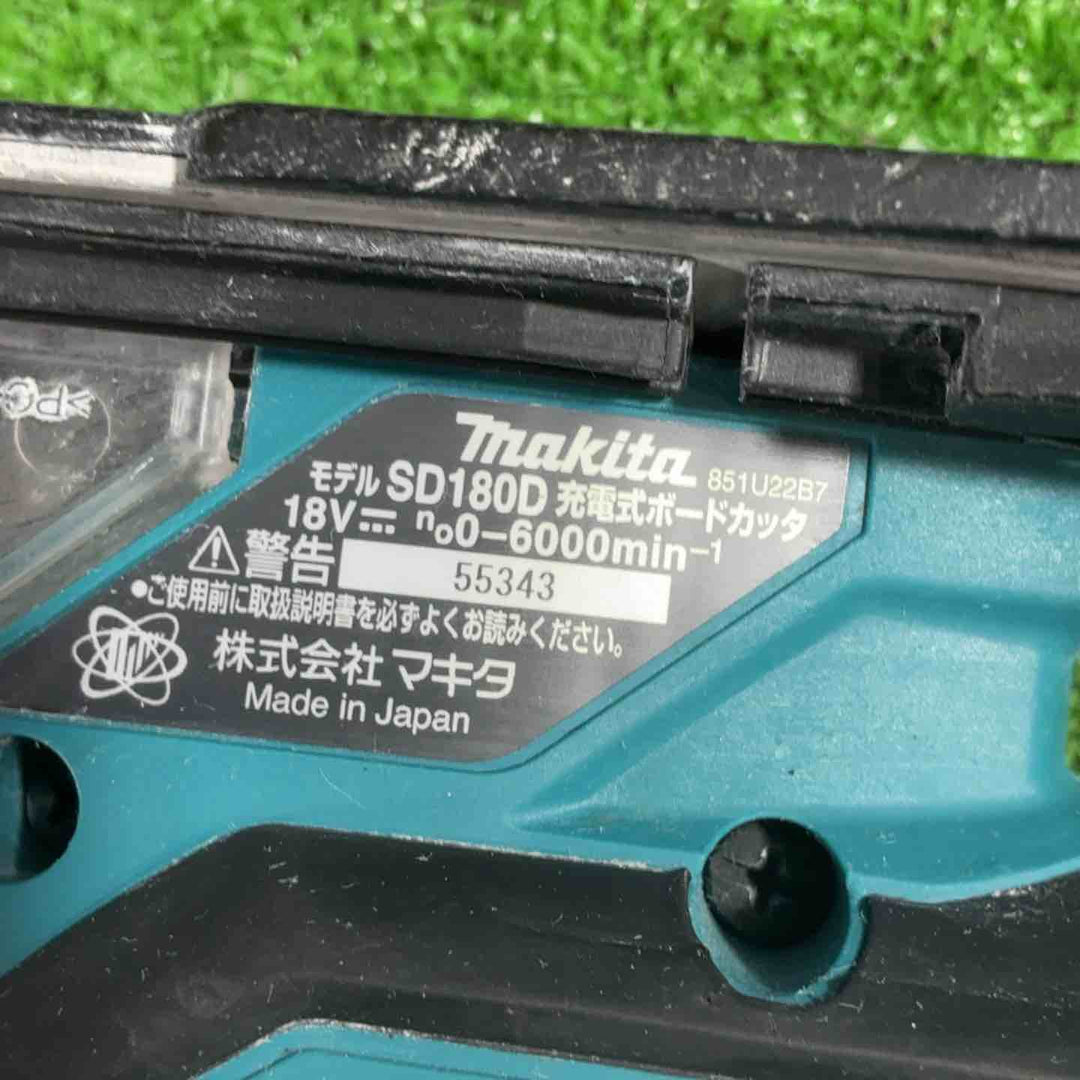 ★マキタ(makita) コードレスボードカッタ SD180DRGX 動作確認済【川口店】