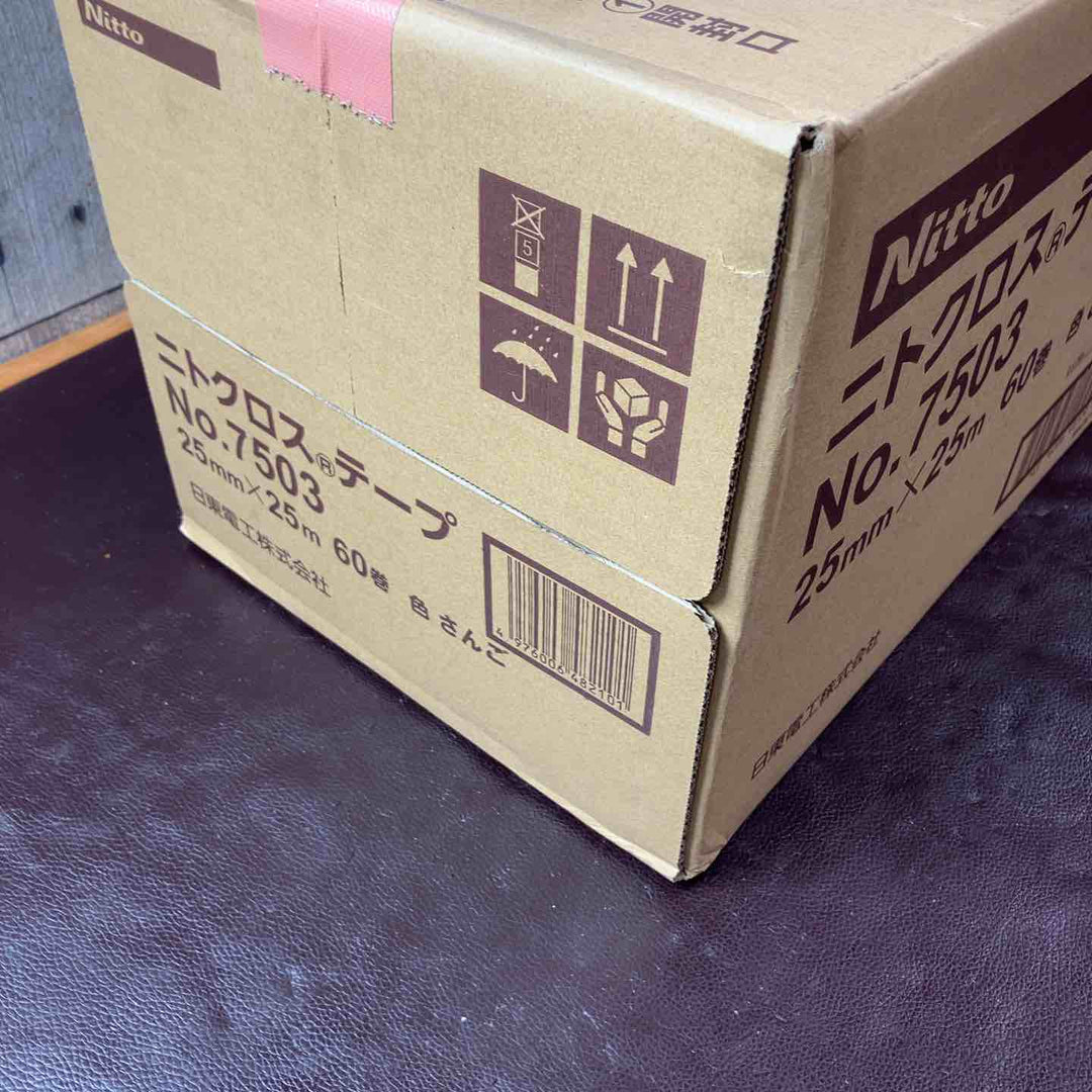 【未使用(店頭展示品)】日東 ニトクロステープ No.7503 25mm×25m 60巻 さんご【東大和店】