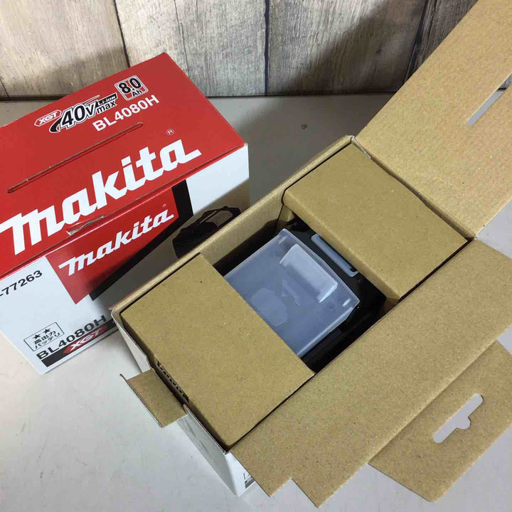 【未使用品】 高出力 純正 マキタ makita リチウムイオンバッテリー 40Vmax/8.0Ah BL4080H バッテリー 40V A‑77263 2個 【戸田店】