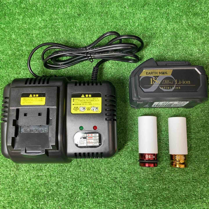 【美品】◇髙儀(Takagi) 18V 充電式インパクトレンチ EARTH MAN infini-Link IW-180LiB【岩槻店】