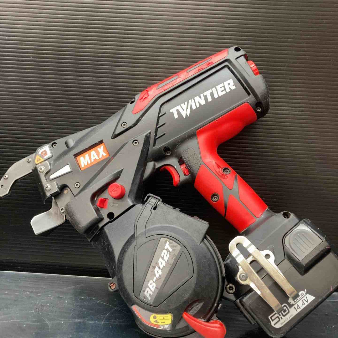 マックス(MAX) 鉄筋結束機 ツインタイア RB-442T-B2C/1450A タイワイヤ30巻付き【川越店】