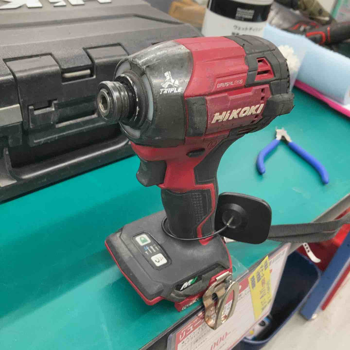 ★ハイコーキ(HIKOKI ※旧:日立工機) コードレスインパクトドライバ スコーピオンレッド WH36DD(2XHRSZ)【戸田店】