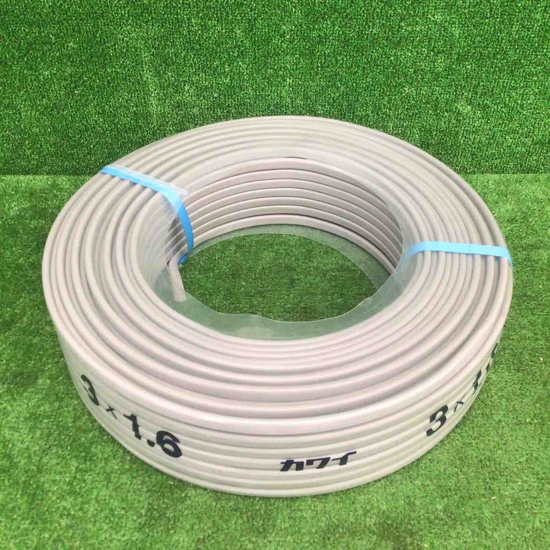 【未使用品】 カワイ VVFケーブル 3芯×1.6mm 【鴻巣店】