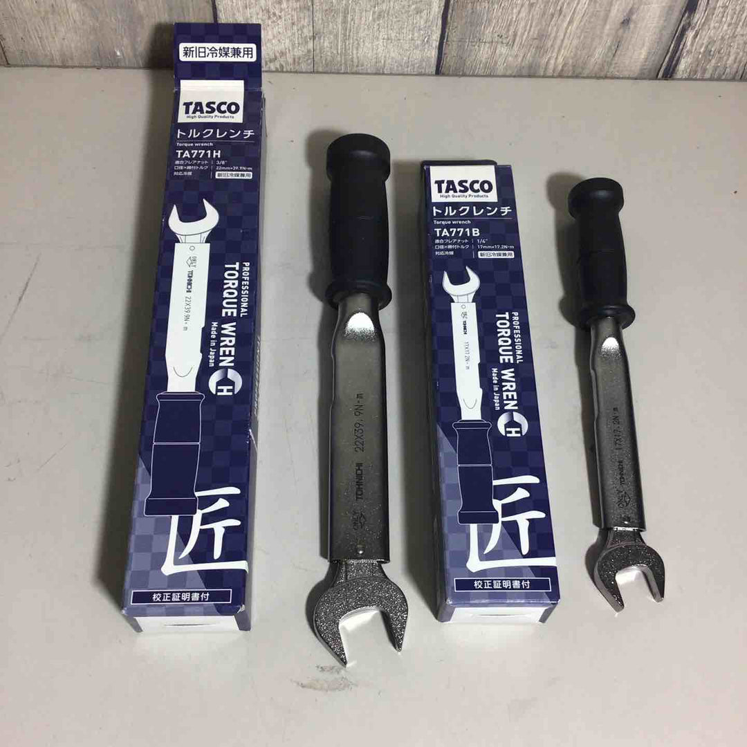 【未使用品】 イチネン TASCO トルクレンチ TA771H TA771B 2本セット【戸田店】