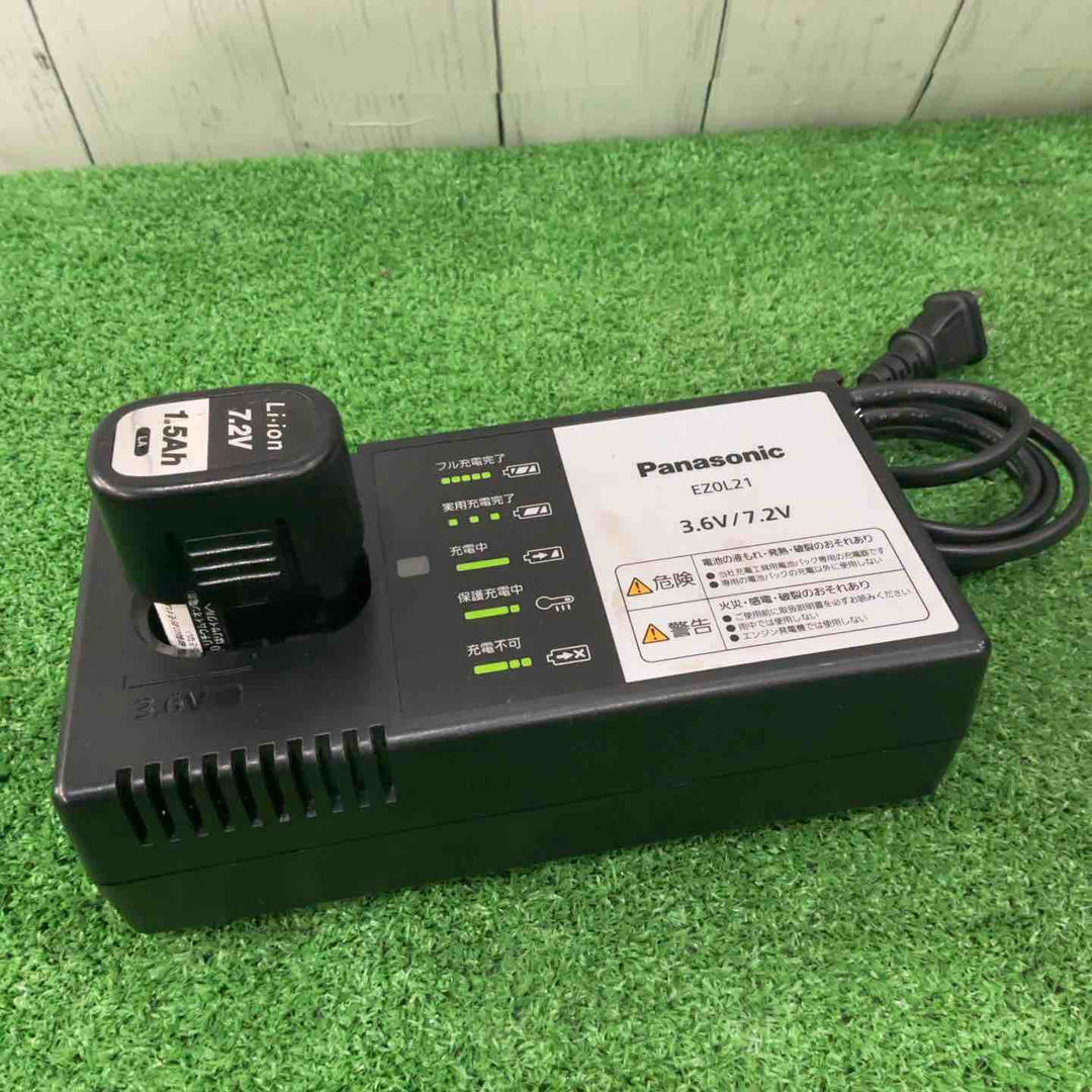 ◇パナソニック(Panasonic) コードレススティック ドリルドライバー EZ7421LA1S-B 黒 7.2V 動作確認済【川口店】
