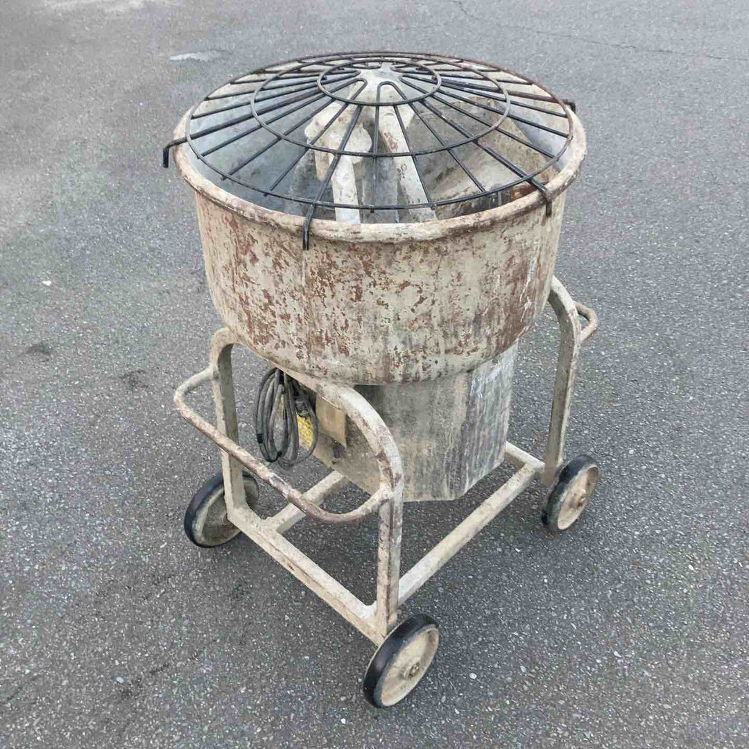 【中古品/店頭受取り限定】マゼラー 型式不明 モルタルミキサー 100V コンクリートミキサー 羽2個付【東大和店】
