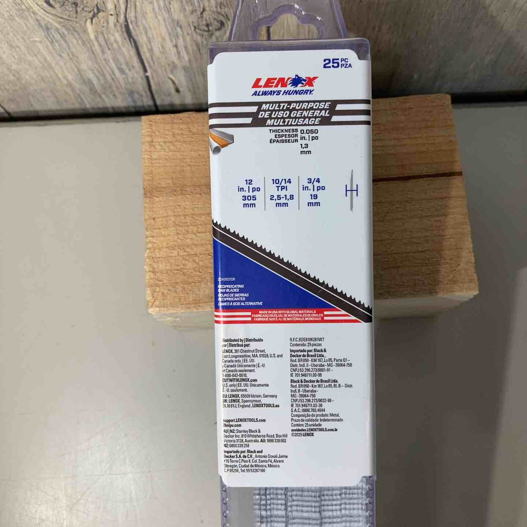 ◇レノックス(LENOX) 20491B110R セーバーソーブレード (25枚入) 300mm【戸田店】