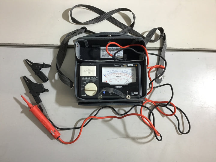 【中古品】〇HIOKI(日置電機) IR4042-10 絶縁抵抗計 4レンジ アナログメグオームハイテ【戸田店】