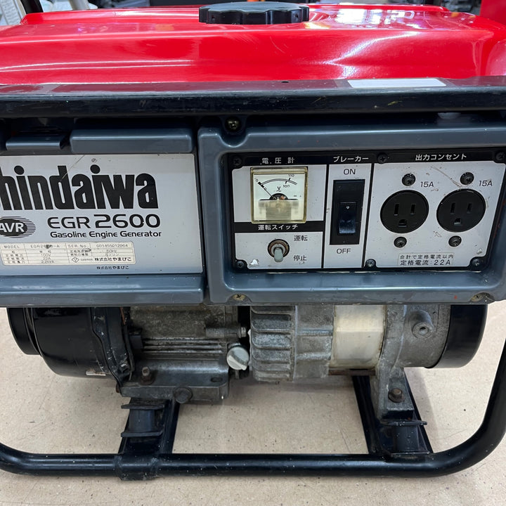 【中古品/店頭受取り限定】★新ダイワ(Shindaiwa) 発電機(50Hz) EGR2600【東大和店】