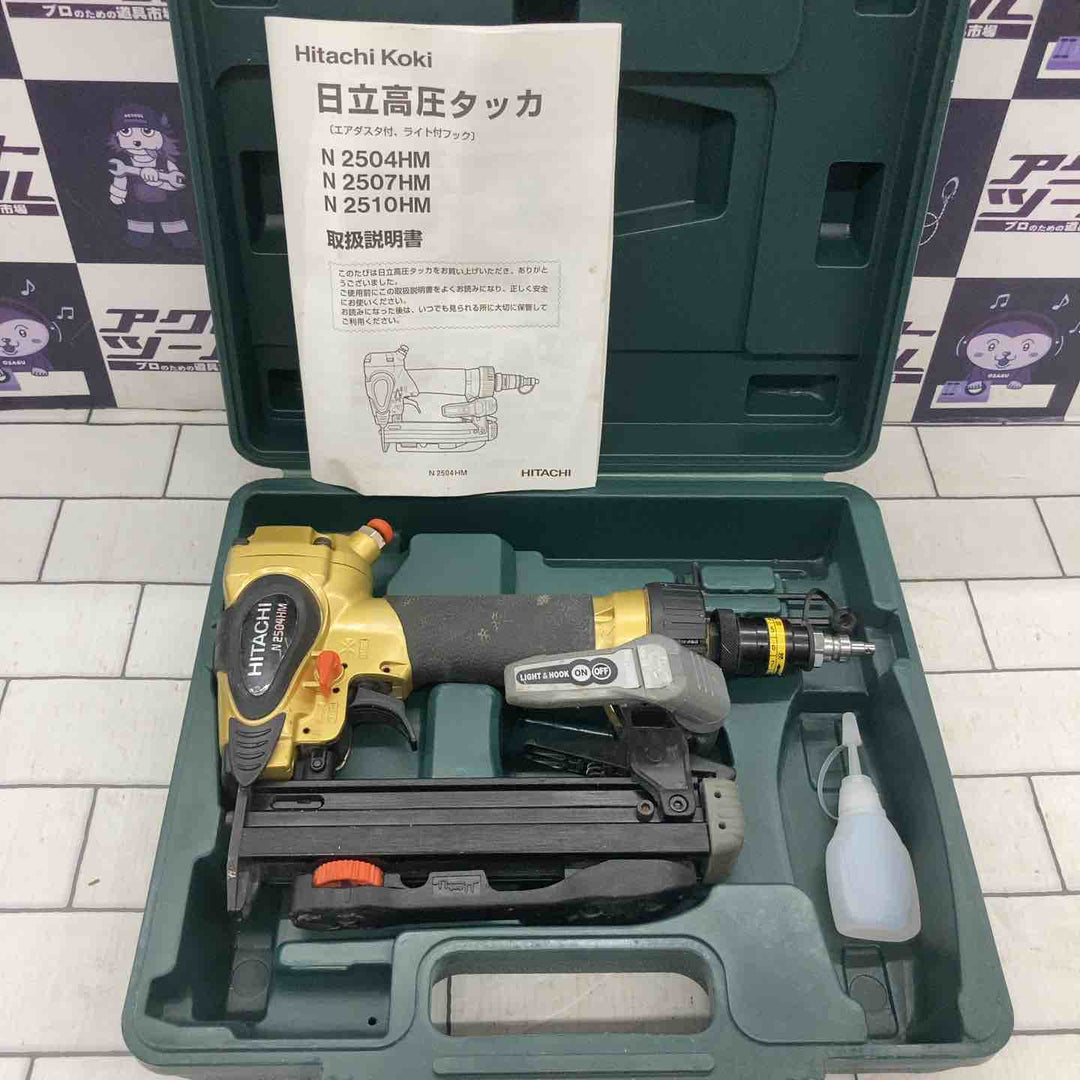 ★ハイコーキ(HIKOKI ※旧:日立工機) 高圧エアタッカ N2504HM【所沢店】