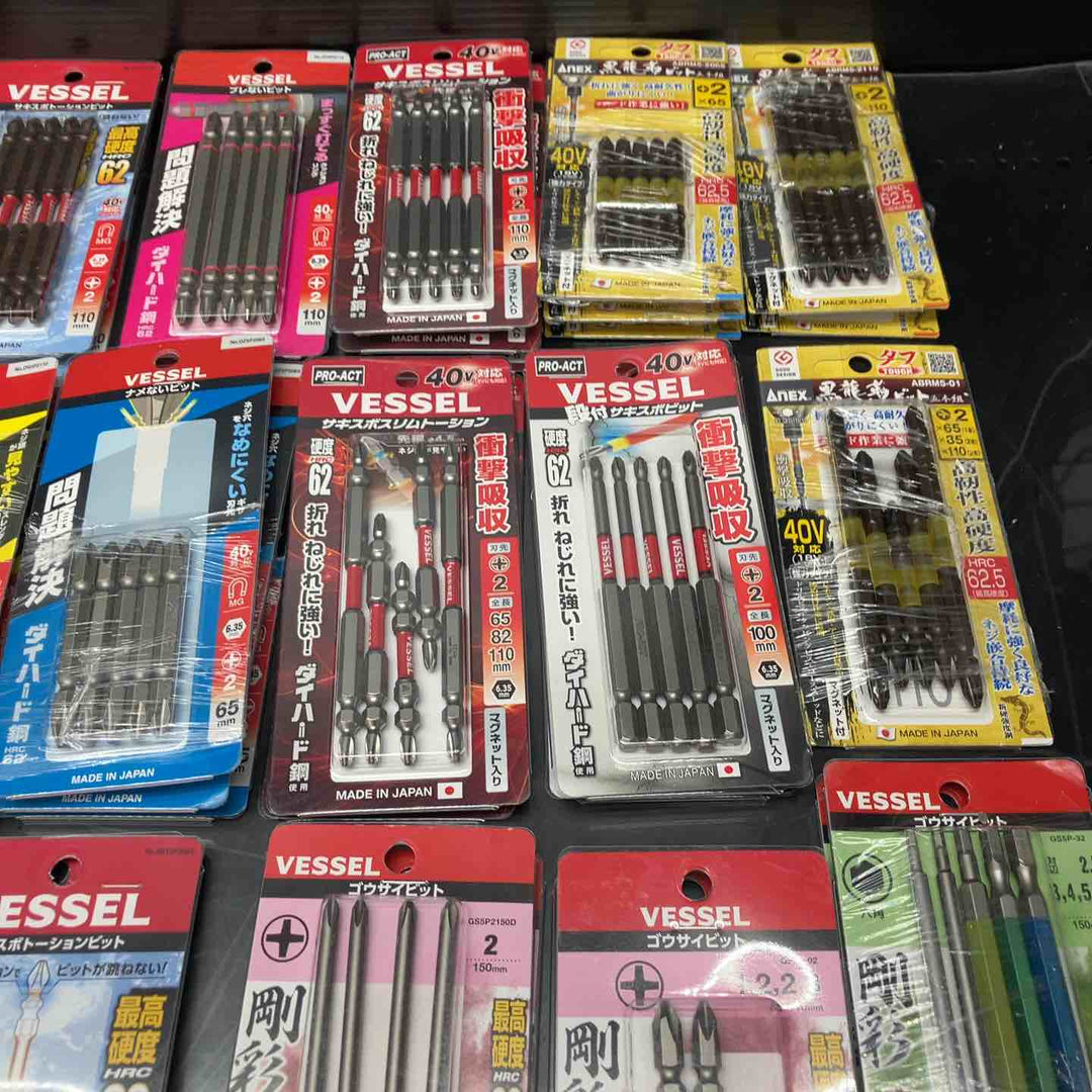 ▼ビット5本入り×100個まとめ売り！ANEX アネックス 龍靭 VESSEL ベッセル サキスボ等♪ +インパクト用【川越店】
