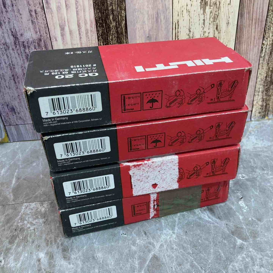 ③◇HILTI/ヒルティ　GX120用 ガス缶 GC20 8本セット 長期保管品【八潮店】