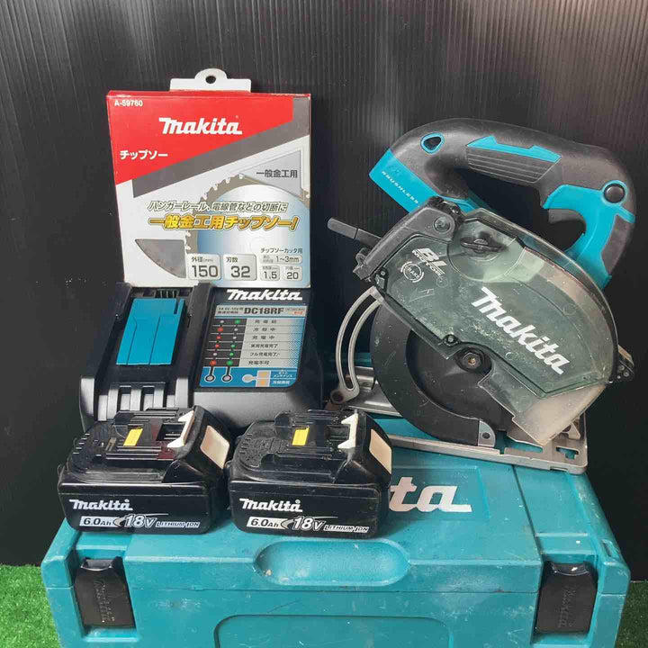 【中古品】★マキタ(makita) コードレスチップソーカッター CS553DRGXS ◇新品の替刃付き♪【岩槻店】