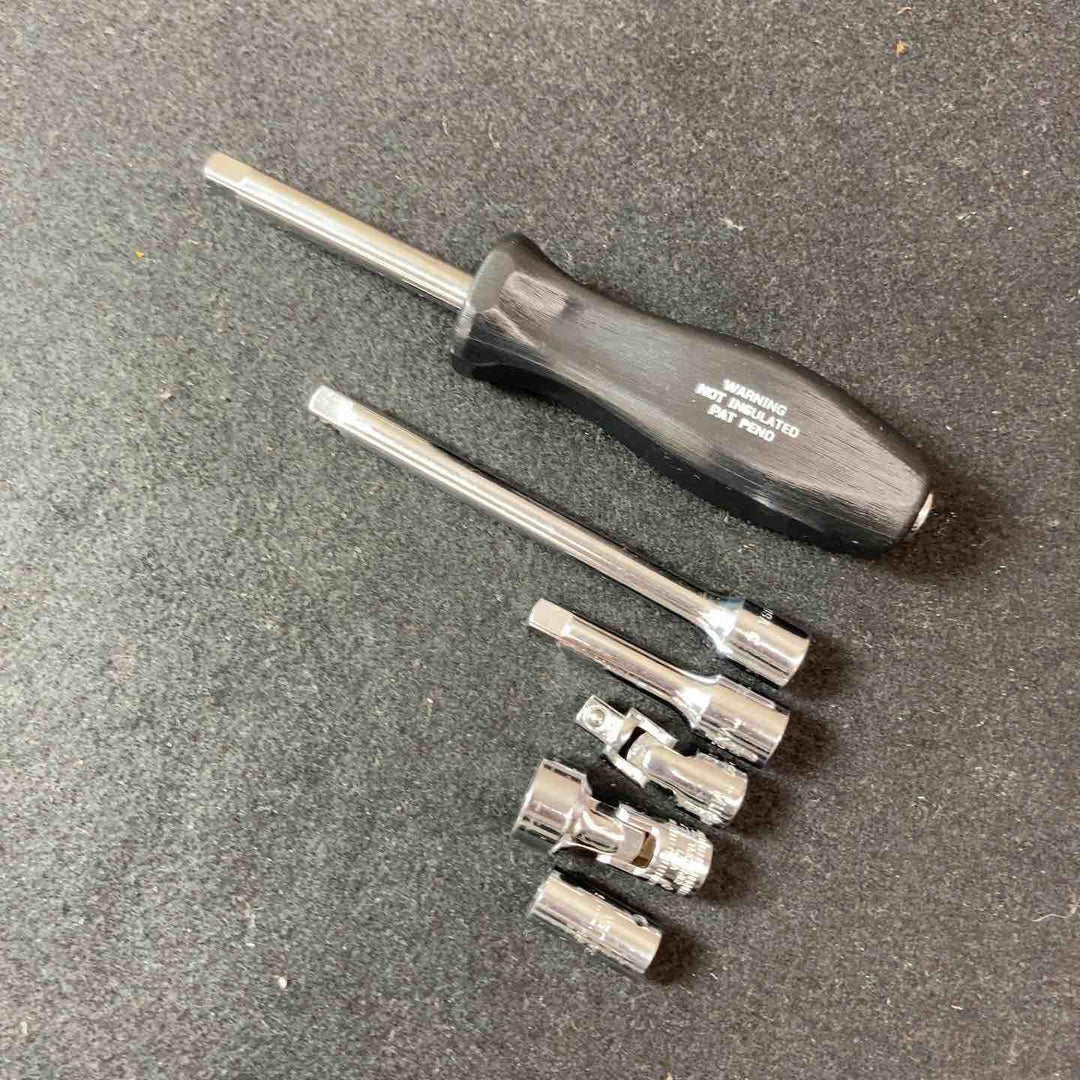 【中古品】スナップオン(Snap-on)ハンドル・ソケットセット 1/4 6点セット TM4CSA TMX4 TMX2 TMP23A TMUSM12 TMU3 【東大和店】