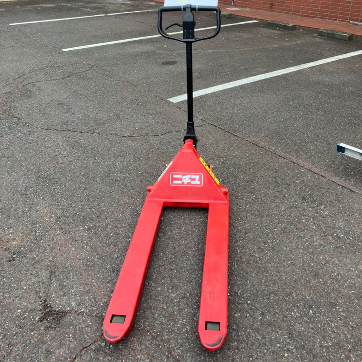 【店頭受取り限定】ニチユ パレットトラック ハンドリフト PT10S-18-100 荷重1000kg パレットリフト・運搬【川口店】